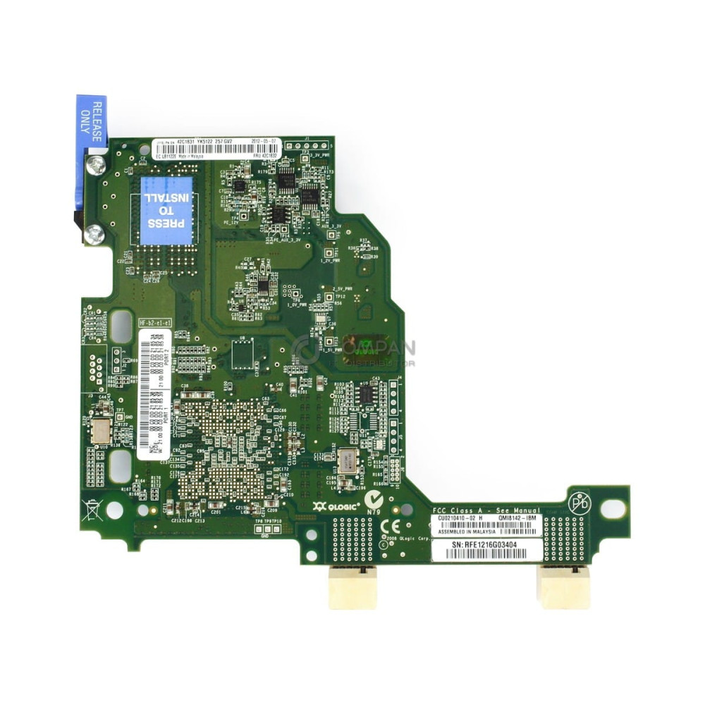 00Y3283 IBM QLOGIC QMI8142 2 PORT 10GB CONVERGED NETWORK ADAPTER 00Y3282